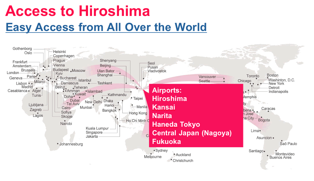 Access to Hiroshima
