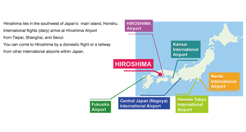 Access to Hiroshima
